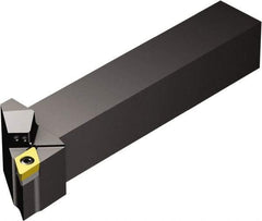 Sandvik Coromant - SDJCR/L..HP, Right Hand Cut, -3° Lead Angle, 32mm Shank Height x 25mm Shank Width, Neutral Rake Indexable Turning Toolholder - 170mm OAL, DCMT 11 T3 08, DCMT 3(2.5)2 Insert Compatibility, Series CoroTurn 107 - Apex Tool & Supply