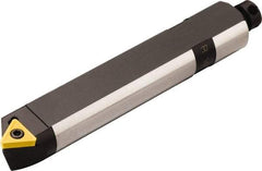 Sandvik Coromant - Series CoroTurn 107 Cardridge for Turning, Left Hand, 140.0 Toolholder Compatibility, TCMT 16T308 Insert Compatibility, Indexable Turning Cartridge - Screw Holding Method, 128mm OAL x 2.4mm OAW - Apex Tool & Supply