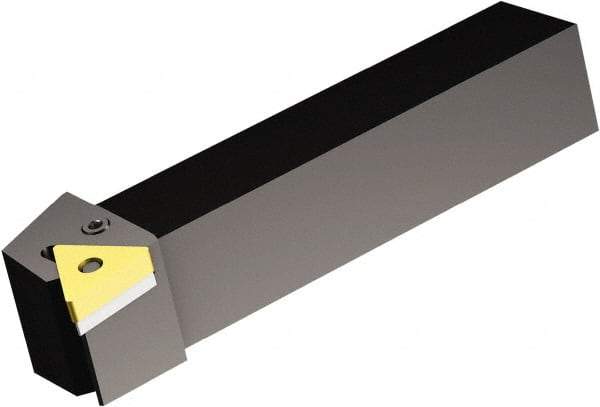 Sandvik Coromant - PTGNR/L, Right Hand Cut, -1° Lead Angle, 10mm Shank Height x 10mm Shank Width, Negative Rake Indexable Turning Toolholder - 70mm OAL, TNMG 11 03 04, TNMG 221 Insert Compatibility, Series T-Max P - Apex Tool & Supply