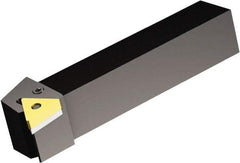 Sandvik Coromant - PTGNR/L, Right Hand Cut, -1° Lead Angle, 10mm Shank Height x 10mm Shank Width, Negative Rake Indexable Turning Toolholder - 70mm OAL, TNMG 11 03 04, TNMG 221 Insert Compatibility, Series T-Max P - Apex Tool & Supply