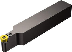 Sandvik Coromant - PRDC, Neutral Cut, 32mm Shank Height x 32mm Shank Width, Neutral Rake Indexable Turning Toolholder - 170mm OAL, RCMX 20 06 00 Insert Compatibility, Series T-Max P - Apex Tool & Supply