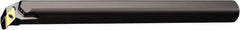 Sandvik Coromant - 33mm Min Bore Diam, 300mm OAL, 25mm Shank Diam, A..SVQBR/L..HP-D Indexable Boring Bar - VBMT 332, VBMT 16 04 08 Insert, Screw or Clamp Holding Method - Apex Tool & Supply