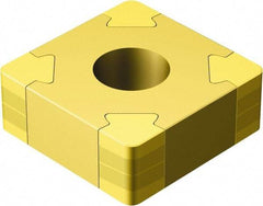Sandvik Coromant - SNGA433 Grade 7525 CBN Turning Insert - 90° Square, 1/2" Inscr Circle, 3/16" Thick, 3/64" Corner Radius - Apex Tool & Supply