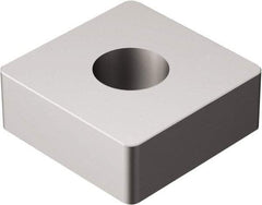 Sandvik Coromant - SNGA433 Grade 6190 Ceramic Turning Insert - Uncoated, 90° Square, 1/2" Inscr Circle, 3/16" Thick, 3/64" Corner Radius - Apex Tool & Supply