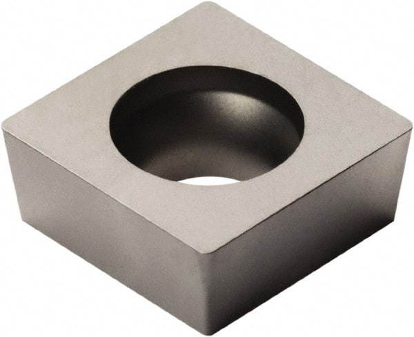 Sandvik Coromant - SCMW432 Grade H13A Carbide Turning Insert - Uncoated, 90° Square, 1/2" Inscr Circle, 3/16" Thick, 1/32" Corner Radius - Apex Tool & Supply