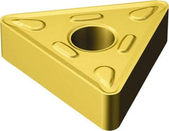 Sandvik Coromant - TNMG666 HM Grade 2025 Carbide Turning Insert - TiCN/Al2O3/TiN Finish, 60° Triangle, 3/4" Inscr Circle, 3/8" Thick, 3/32" Corner Radius - Apex Tool & Supply