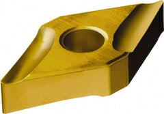 Sandvik Coromant - TCMT1.81.52 KM Grade 3210 Carbide Turning Insert - TiCN/Al2O3/TiN Finish, 60° Triangle, 7/32" Inscr Circle, 3/32" Thick, 1/32" Corner Radius - Apex Tool & Supply