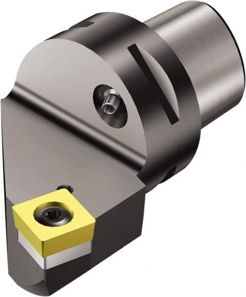 Sandvik Coromant - Right Hand Cut, Size C10, SCMT 38 09 32 Insert Compatiblity, Internal Modular Turning & Profiling Cutting Unit Head - 58mm Ctr to Cutting Edge, 110mm Head Length, Through Coolant, Series CoroTurn 107 - Apex Tool & Supply