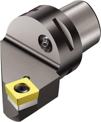 Sandvik Coromant - Right Hand Cut, Size C10, SCMT 38 09 32 Insert Compatiblity, Internal Modular Turning & Profiling Cutting Unit Head - 58mm Ctr to Cutting Edge, 110mm Head Length, Through Coolant, Series CoroTurn 107 - Apex Tool & Supply