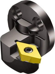 Sandvik Coromant - Right Hand Cut, Size 40, TR-DC1308 Insert Compatiblity, Internal Modular Turning & Profiling Cutting Unit Head - 37mm Ctr to Cutting Edge, 25.7mm Head Length, Through Coolant, Series CoroTurn TR - Apex Tool & Supply