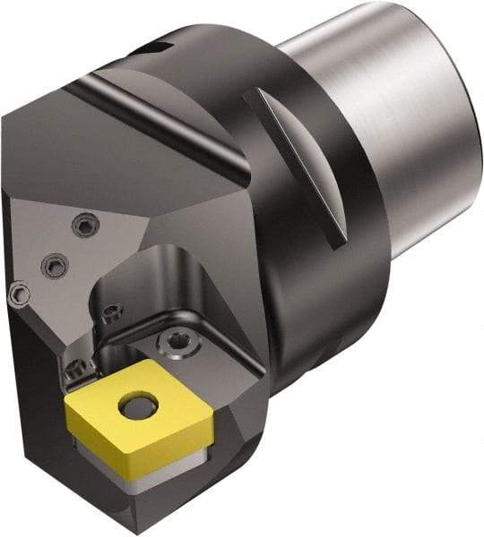 Sandvik Coromant - Left Hand Cut, Size C6, CNMG 16 06 12 & CNMG 543 Insert Compatiblity, External Modular Turning & Profiling Cutting Unit Head - 35mm Ctr to Cutting Edge, 65mm Head Length, Through Coolant, Series T-Max P - Apex Tool & Supply