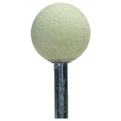 1″ × 1″ 1/4″ Spindle Quantum Mounted Point A25 80 Grit Ceramic Alumina - Apex Tool & Supply