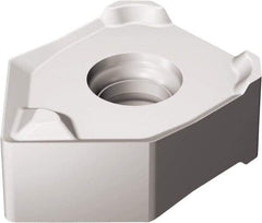 Sandvik Coromant - 345N13T5 MW8 Grade 1040 Carbide Milling Insert - TiAlN2 Finish, 5.95mm Thick, 13mm Inscribed Circle - Apex Tool & Supply
