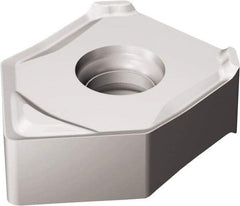 Sandvik Coromant - 345N1305 KW8 Grade H13A Carbide Milling Insert - Uncoated, 5.6mm Thick, 13mm Inscribed Circle - Apex Tool & Supply