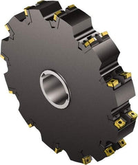 Sandvik Coromant - Arbor Connection, 1.2126" Cutting Width, 4.5079" Depth of Cut, 315mm Cutter Diam, 2.3622" Hole Diam, Indexable Slotting Cutter - 2.3622" Shank Diam, N331.1A-11 Insert, Neutral Cutting Direction - Apex Tool & Supply