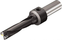 Sandvik Coromant - 171.4mm Max Drill Depth, 4xD, 42.85mm Diam, Indexable Insert Drill - 38.1mm Shank Diam, 1.5 Cylindrical Shank - Apex Tool & Supply