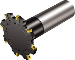 Sandvik Coromant - 42 Connection, 97mm Cutter Diam, 1.6535" Hole Diam, 8 Tooth Indexable Slotting Cutter - R331.52..Axx..R Toolholder, N331.1A-08 Insert, Right Hand Cutting Direction - Apex Tool & Supply