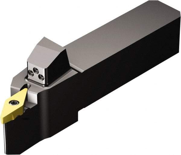 Sandvik Coromant - QS-TR-V..R/L..HP, Right Hand Cut, -3° Lead Angle, 20mm Shank Height x 20mm Shank Width, Neutral Rake Indexable Turning Toolholder - 113mm OAL, TR-VB1308 Insert Compatibility, Series CoroTurn TR - Apex Tool & Supply