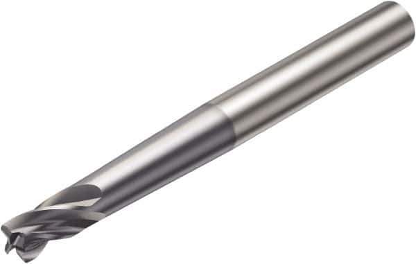 Sandvik Coromant - 16mm, 4 Flute, Solid Carbide, 1mm Corner Chamfer End Mill - 150mm OAL, 30° Helix, Right Hand Flute, 16mm LOC, Right Hand Cut - Apex Tool & Supply