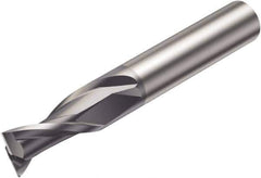 Sandvik Coromant - 2.5mm, 2 Flute, Solid Carbide, Corner Radius End Mill - 57mm OAL, 30° Helix, Right Hand Flute, 12.5mm LOC, Right Hand Cut - Apex Tool & Supply