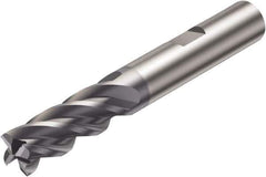 Sandvik Coromant - 8mm, 4 Flute, Solid Carbide, Corner Radius End Mill - 63mm OAL, 37° Helix, Right Hand Flute, 19mm LOC, Right Hand Cut - Apex Tool & Supply