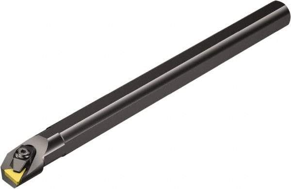 Sandvik Coromant - 12mm Min Bore Diam, 125mm OAL, 10mm Shank Diam, R/L136.9 Indexable Boring Bar - TCGR 1.2(1)0, TCGR 06 01 02 Insert, Clamp Holding Method - Apex Tool & Supply