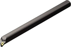 Sandvik Coromant - 25mm Min Bore Diam, 250mm OAL, 20mm Shank Diam, A..SDQCR/L..HP Indexable Boring Bar - DCMT 2(1.5)1, DCMT 07 02 04 Insert, Screw or Clamp Holding Method - Apex Tool & Supply