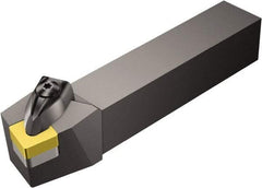 Sandvik Coromant - DSBNR/L, Left Hand Cut, 15° Lead Angle, 20mm Shank Height x 20mm Shank Width, Negative Rake Indexable Turning Toolholder - 125mm OAL, SNMG 12 04 08, SNMG 432 Insert Compatibility, Series T-Max P - Apex Tool & Supply