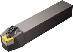 Sandvik Coromant - DCBNR/L, Left Hand Cut, 15° Lead Angle, 20mm Shank Height x 20mm Shank Width, Negative Rake Indexable Turning Toolholder - 125mm OAL, CNMG 12 04 08, CNMG 432 Insert Compatibility, Series T-Max P - Apex Tool & Supply