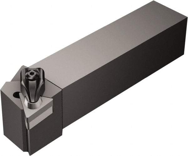 Sandvik Coromant - CTGNR/L, Right Hand Cut, -1° Lead Angle, 25mm Shank Height x 25mm Shank Width, Negative Rake Indexable Turning Toolholder - 150mm OAL, TNGN 16 07 08, TNG 352 Insert Compatibility, Series T-Max - Apex Tool & Supply