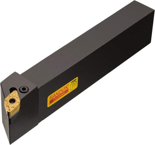 Sandvik Coromant - R/L171.35, Right Hand Cut, -3° Lead Angle, 50mm Shank Height x 32mm Shank Width, Negative Rake Indexable Turning Toolholder - 225mm OAL, DNMG 15 06 08, DNMG 442 Insert Compatibility, Series T-Max P - Apex Tool & Supply