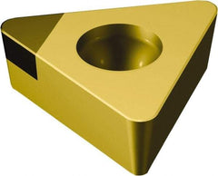 Sandvik Coromant - TCGW1.21.21 Grade 7525 CBN Turning Insert - TiN Finish, 60° Triangle, 5/32" Inscr Circle, 5/64" Thick, 1/64" Corner Radius - Apex Tool & Supply