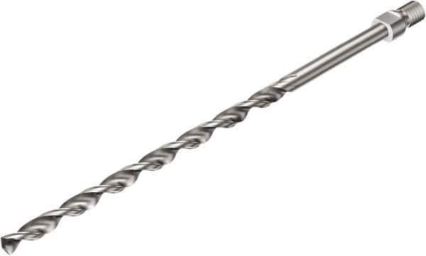 Sandvik Coromant - 4.85mm 135° Solid Carbide Jobber Drill - Uncoated, Right Hand Cut, 152.4mm OAL - Apex Tool & Supply