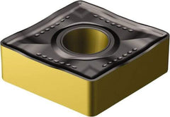 Sandvik Coromant - CNMM434 MR Grade 4335 Carbide Turning Insert - TiCN/AI2O3/TiN Finish, 80° Diamond, 1/2" Inscr Circle, 3/16" Thick, 1/16" Corner Radius - Apex Tool & Supply