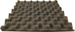 Singer Safety - 27" Long x 54" Wide, Polyester Polyurethane Convoluted Foam - Dept of Transportation MVSS #302, Underwriters Laboratories UL94 #HF-1 Specification, Charcoal Gray - Apex Tool & Supply