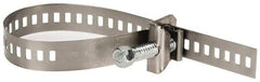 IDEAL TRIDON - SAE Size 32, 11/16 to 2-5/8" Diam, Stainless Steel Double Lock Hose Worm Drive Clamp - Material Grade 301 - Apex Tool & Supply