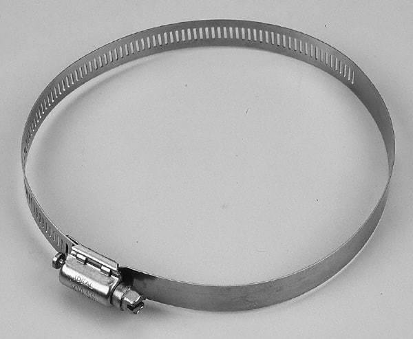 IDEAL TRIDON - SAE Size 218, 11-1/4 to 14-1/8" Diam, Stainless Steel Quick Engagement Hose Worm Drive Clamp - Material Grade 304 - Apex Tool & Supply