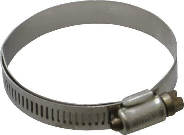 IDEAL TRIDON - SAE Size 36, 1-13/16 to 2-3/4" Diam, Stainless Steel Lined Worm Drive Clamp - Material Grade 316 - Apex Tool & Supply