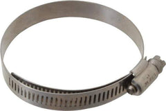 IDEAL TRIDON - SAE Size 40, 2-1/16 to 3" Diam, Stainless Steel Lined Worm Drive Clamp - Material Grade 316 - Apex Tool & Supply