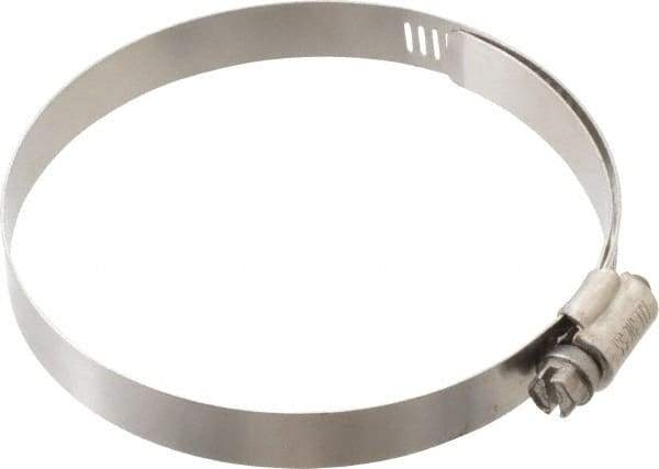 IDEAL TRIDON - SAE Size 52, 2-13/16 to 3-3/4" Diam, Stainless Steel Lined Worm Drive Clamp - Material Grade 316 - Apex Tool & Supply