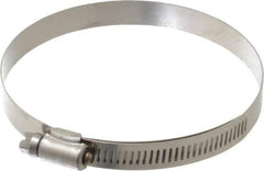 IDEAL TRIDON - SAE Size 60, 3-5/16 to 4-1/4" Diam, Stainless Steel Lined Worm Drive Clamp - Material Grade 316 - Apex Tool & Supply