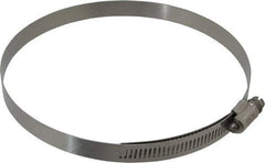 IDEAL TRIDON - SAE Size 88, 5-1/16 to 6" Diam, Stainless Steel Lined Worm Drive Clamp - Material Grade 316 - Apex Tool & Supply