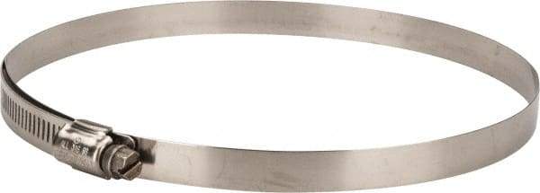 IDEAL TRIDON - SAE Size 96, 5-9/16 to 6-1/2" Diam, Stainless Steel Lined Worm Drive Clamp - Material Grade 316 - Apex Tool & Supply