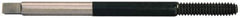 Balax - 5/16-24 UNF H5 Bright Finish High Speed Steel Thread Forming Extension Tap - Bottoming Chamfer, 4" OAL, 1-1/8" Thread Length, 3B Class of Fit, Series BXEXT - Apex Tool & Supply