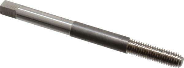 Balax - M8x1.25 Metric Coarse D5 Bright Finish High Speed Steel Thread Forming Extension Tap - Bottoming Chamfer, 4" OAL, 1-1/8" Thread Length, 4H Class of Fit - Apex Tool & Supply