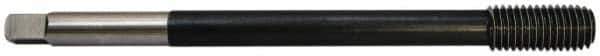 Balax - M12x1.75 Metric Coarse D6 Bright Finish High Speed Steel Thread Forming Extension Tap - Bottoming Chamfer, 6" OAL, 1" Thread Length, 4H Class of Fit - Apex Tool & Supply