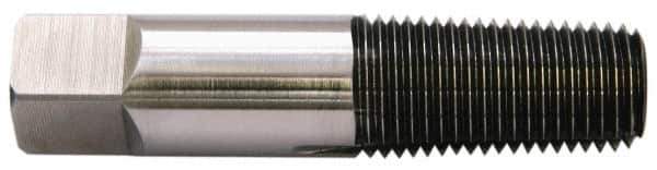 Balax - 3/4-14 NPTF, Bright Finish, High Speed Steel, Thread Forming Pipe Tap - 3-1/4 Inch Overall Length, 1-3/8 Inch Thread Length, 29/32 Inch Shank Diameter, 11/16 Inch Square Length, 0.679 Inch Square Size, Series BXPT - Apex Tool & Supply