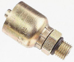 Parker - 3/8 Thread Hydraulic Hose Fitting - -6 Hose Size, 3/8" Hose Diam - Apex Tool & Supply