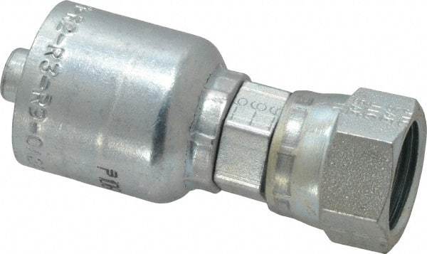 Parker - 1/2 Thread Hydraulic Hose Fitting - -6 Hose Size, 3/8" Hose Diam - Apex Tool & Supply