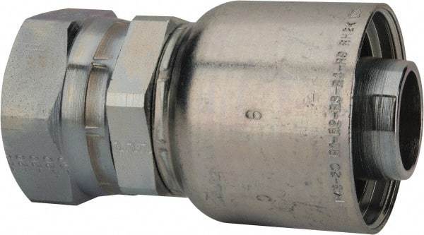 Parker - 1-1/4 Thread Hydraulic Hose Fitting - -20 Hose Size, 1 1/4" Hose Diam - Apex Tool & Supply